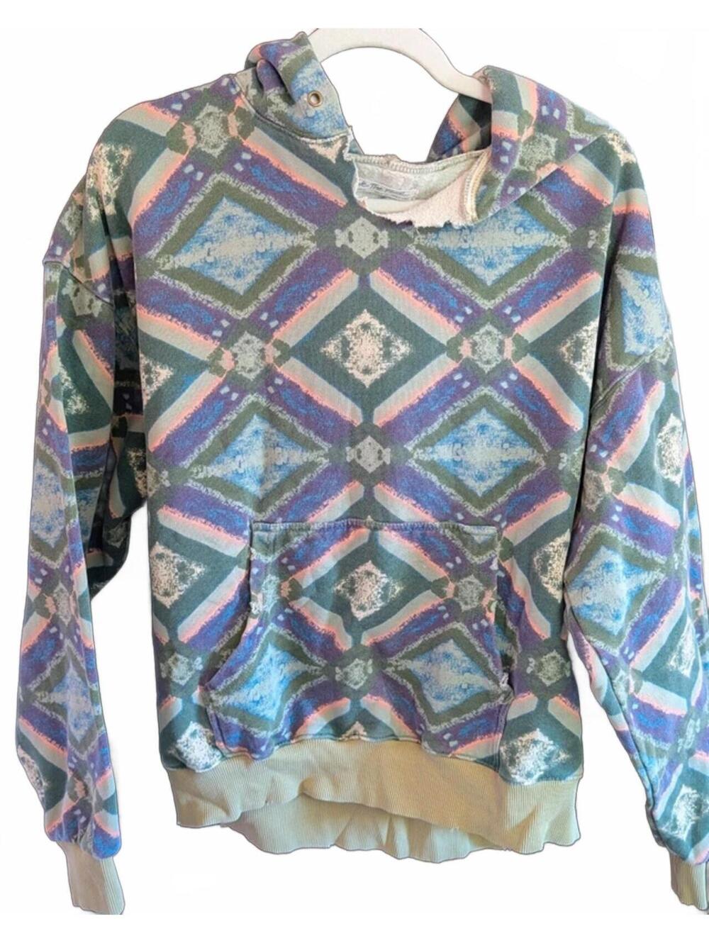 Free People "We The Free - It's A Vibe" printed hoodie - SZ Large